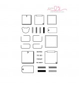 Studio L2E HAPPY NOTES planner stamp set